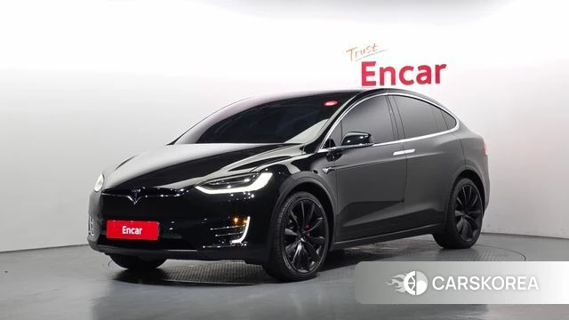 Tesla Model X 2018 Черный из Кореи