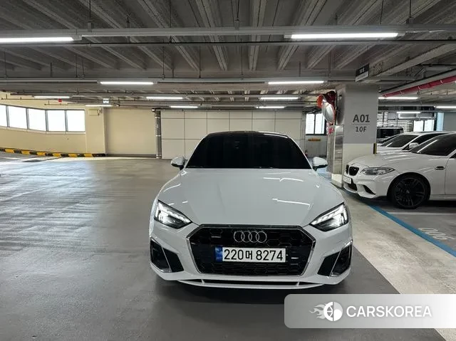 Audi A5 (F5) 2022 Белый из Кореи
