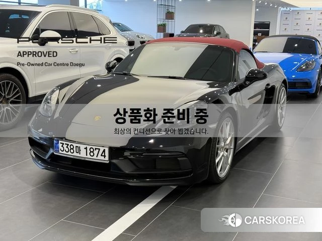 Porsche 718 Boxster 2024 Черный из Кореи