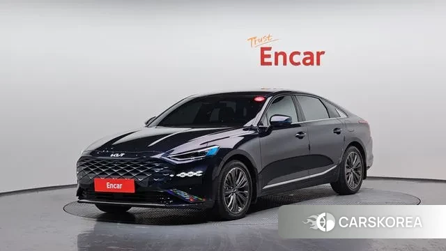 Kia K8 Hybrid 2023 Синий из Кореи