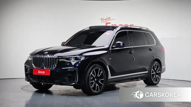 BMW X7 (G07) 2020 Черный из Кореи