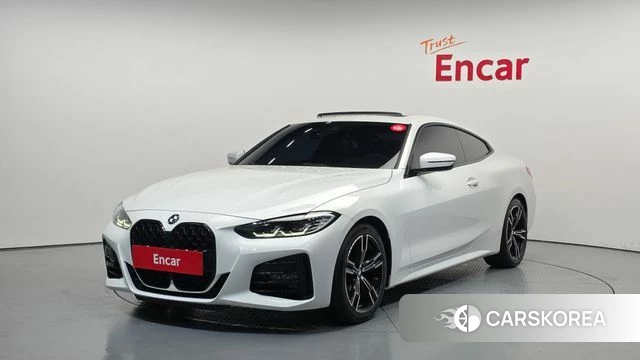 BMW 4 Series (G22) 2021 Белый из Кореи