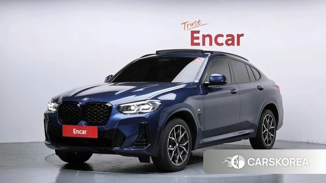 BMW X4 (G02) 2023 Синий из Кореи