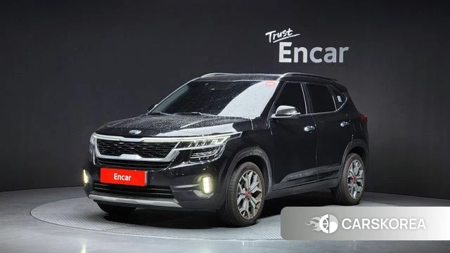 Kia Seltos 2020 Черный из Кореи