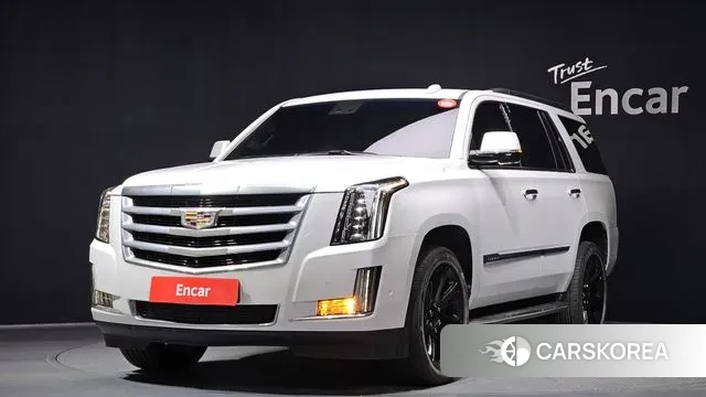 Cadillac Escalade 2018 Белый из Кореи