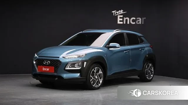 Hyundai Kona Hybrid 2019 Небесно-голубой из Кореи