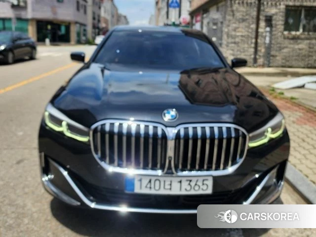 BMW 7 Series (G11) 2021 Черный из Кореи