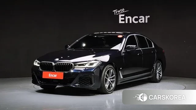 BMW 5 Series (G30) 2022 Синий из Кореи