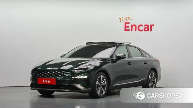 Kia K8 Hybrid 2022 Темно-зеленый из Кореи