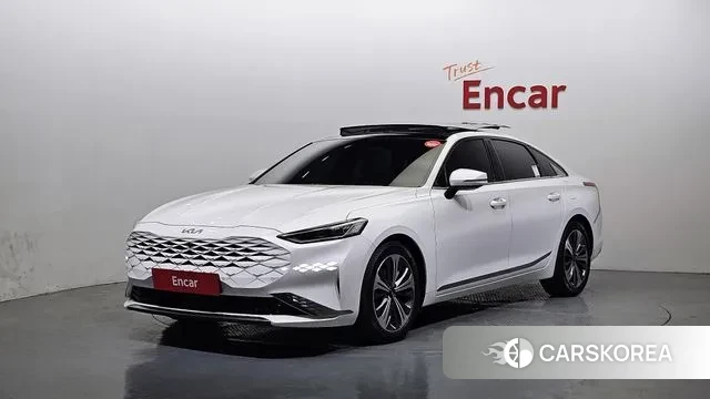 Kia K8 Hybrid 2021 Белый из Кореи