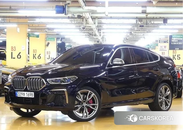 BMW X6 (G06) 2022 Синий из Кореи