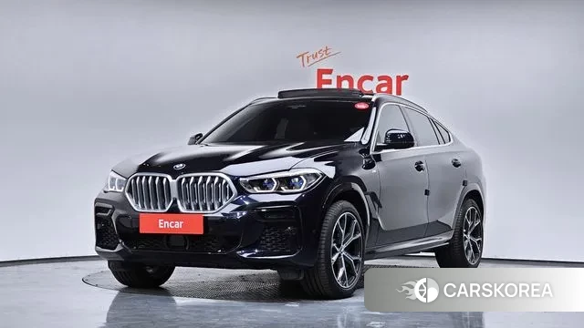 BMW X6 (G06) 2023 Черный из Кореи