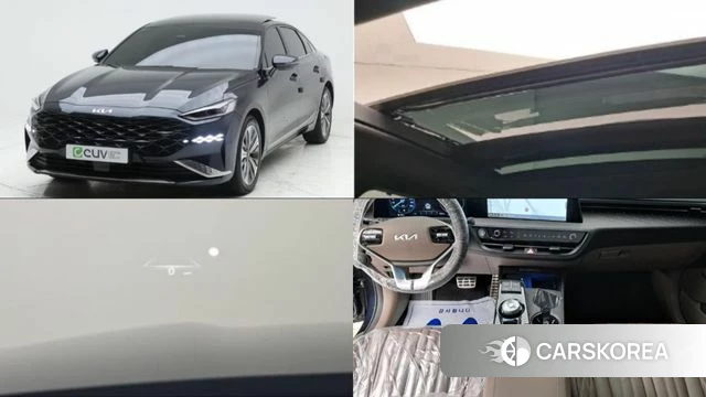 Kia K8 Hybrid 2024 Синий из Кореи