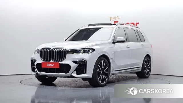 BMW X7 (G07) 2021 Белый из Кореи