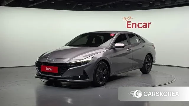 Hyundai Avante Hybrid (CN7) 2021 Серебристо-серый из Кореи