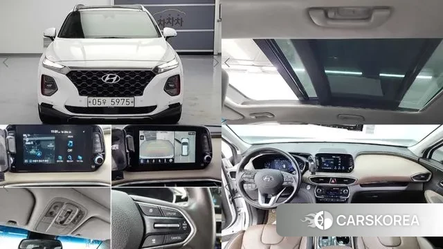 Hyundai Santa Fe TM 2018 Белый из Кореи