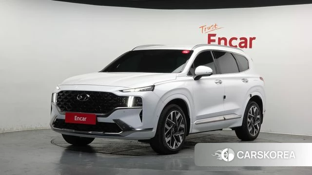 Hyundai The New Santa Fe 2022 Белый из Кореи