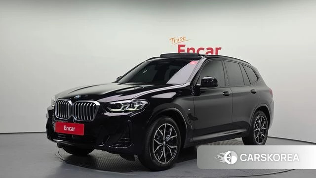BMW X3 (G01) 2022 Черный из Кореи