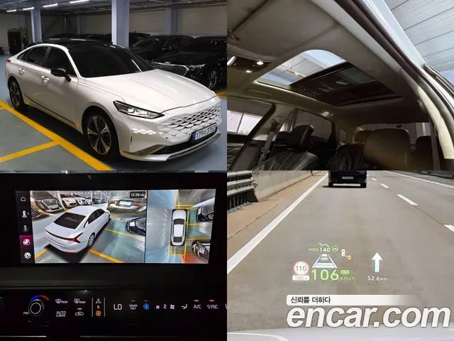 Kia K8 Hybrid 2022 Белый из Кореи