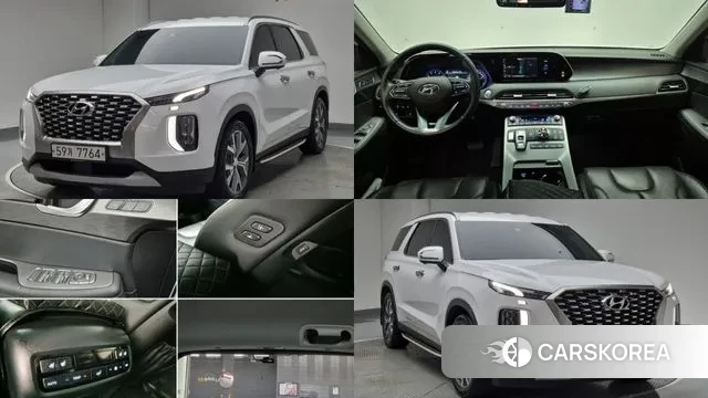 Hyundai Palisade 2019 Белый из Кореи