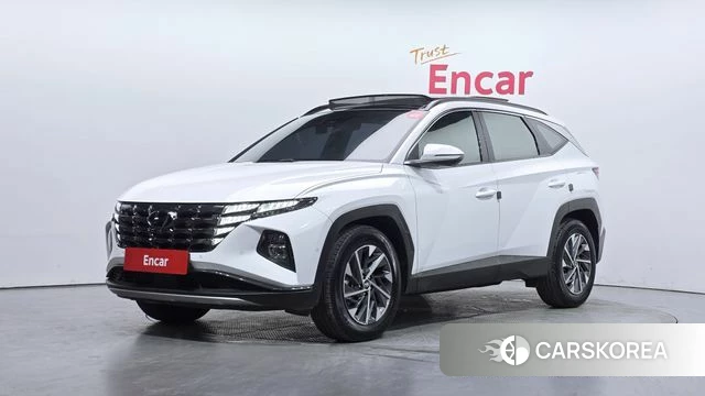 Hyundai Tucson Hybrid (NX4) 2021 Белый из Кореи