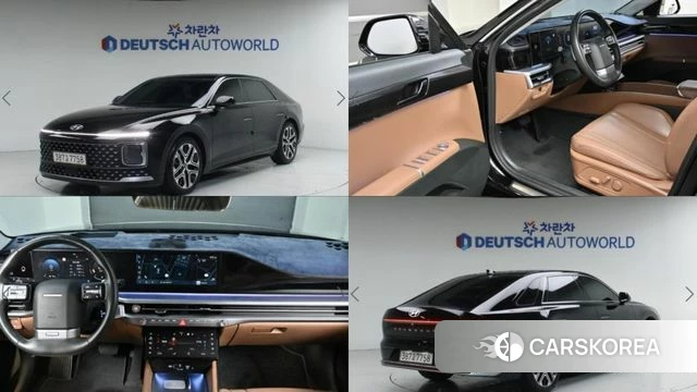 Hyundai Grandeur (GN7) 2023 Черный из Кореи