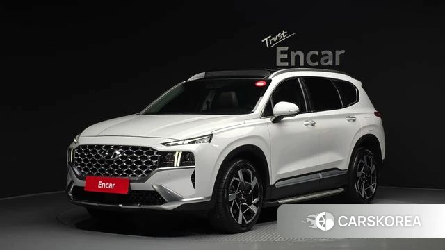 Hyundai The New Santa Fe 2020 Серебристо-серый из Кореи