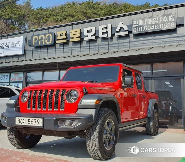 Jeep Gladiator (JT) 2020 Красный из Кореи