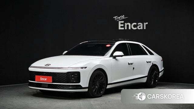 Hyundai Grandeur Hybrid (GN7) 2023 Белый из Кореи