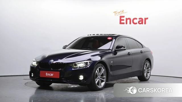 BMW 4 Series (F32) 2018 Синий из Кореи