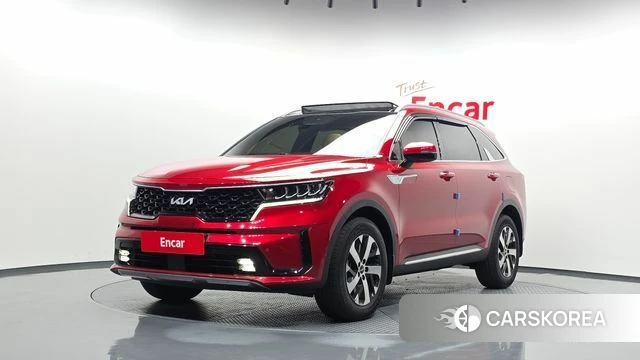 Kia Sorento 4th Generation 2023 Красный из Кореи