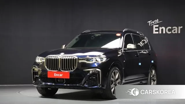 BMW X7 (G07) 2021 Синий из Кореи