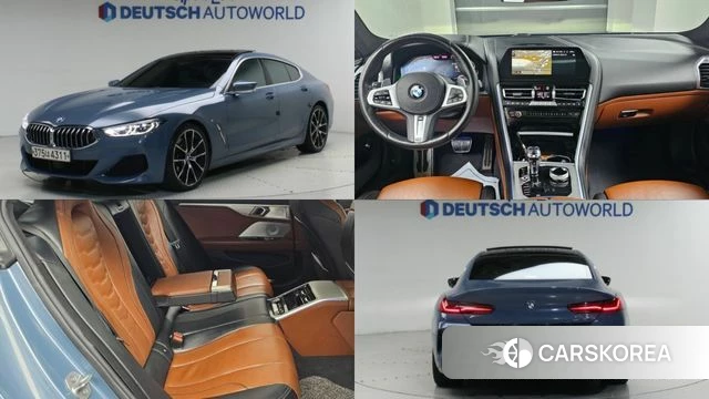 BMW 8 Series (G15) 2020 Небесно-голубой из Кореи