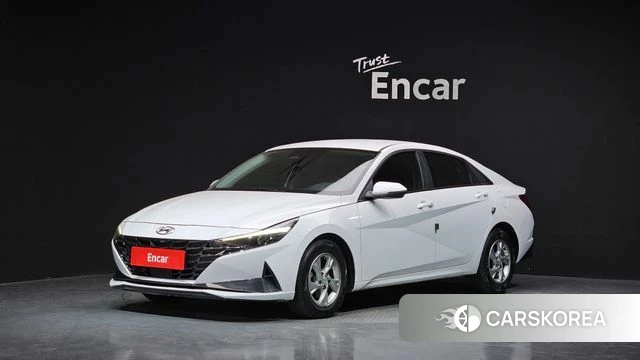 Hyundai Avante (CN7) 2021 Белый из Кореи