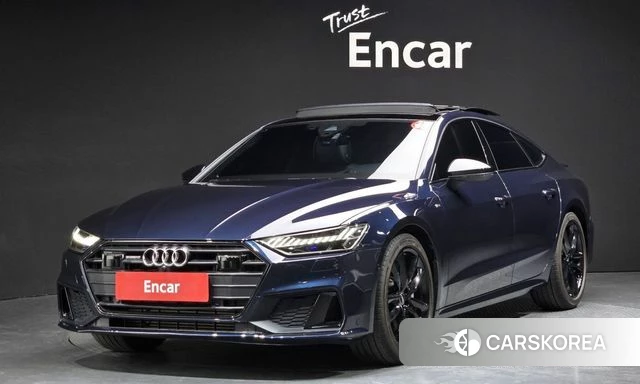 Audi A7 (4K) 2022 Синий из Кореи