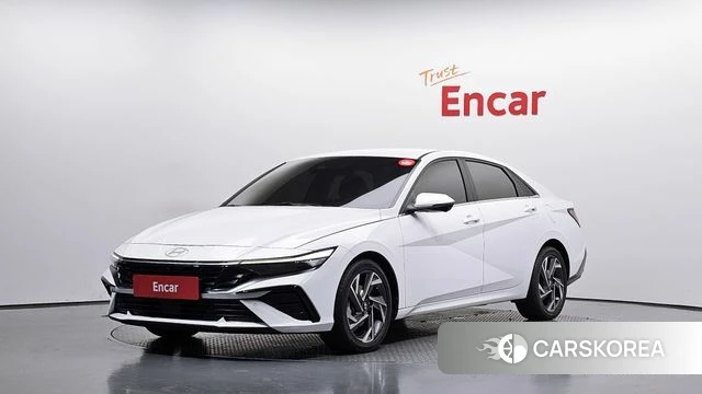 Hyundai The New Avante (CN7) 2023 Белый из Кореи