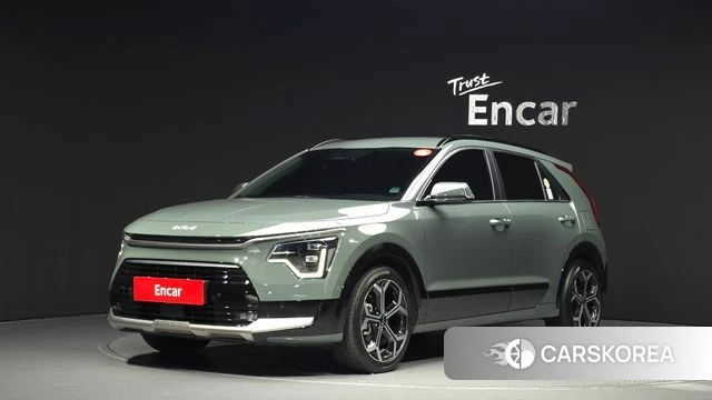 Kia Di Ol Nu Niro 2022 Зеленый из Кореи