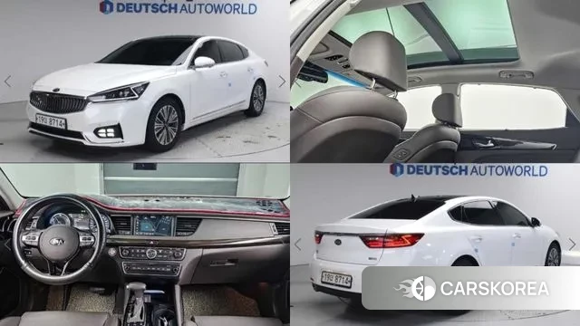 Kia All New K7 Hybrid 2018 Белый из Кореи