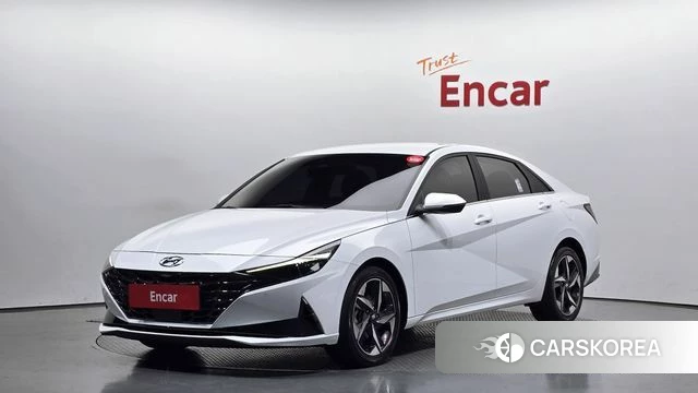 Hyundai Avante (CN7) 2022 Белый из Кореи