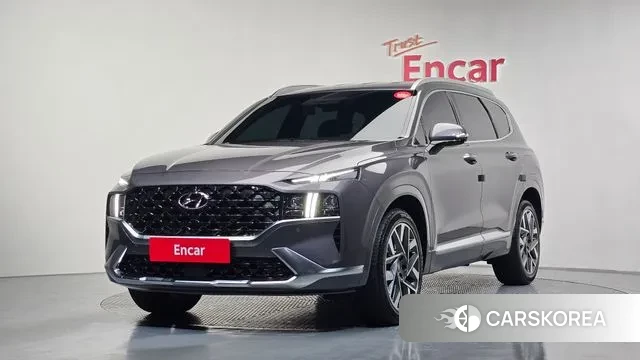 Hyundai The New Santa Fe 2021 Серый из Кореи