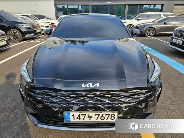 Kia K8 Hybrid 2021 Черный из Кореи