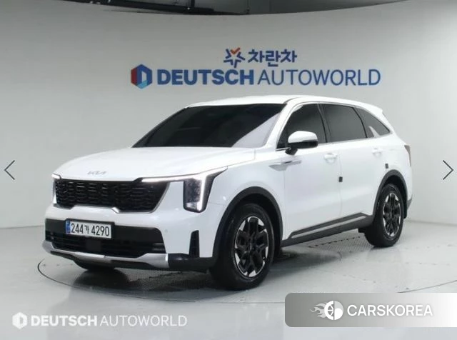 Kia The New Sorento 4th Generation 2023 Белый из Кореи