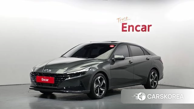 Hyundai Avante Hybrid (CN7) 2020 Серый из Кореи