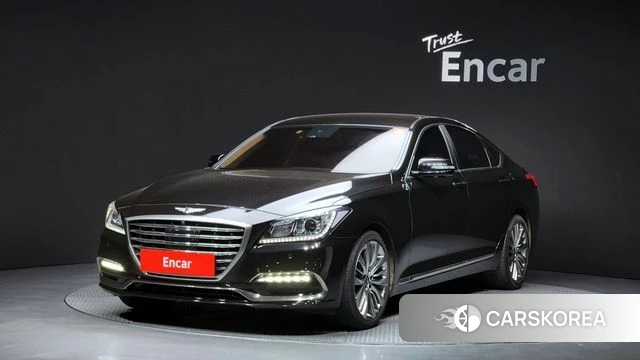 Genesis G80 2018 Черный из Кореи
