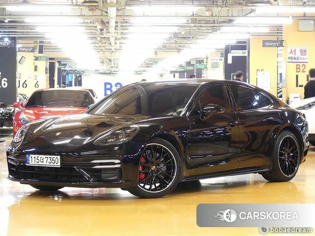 Porsche Panamera (971) 2021 Черный двухцветный из Кореи