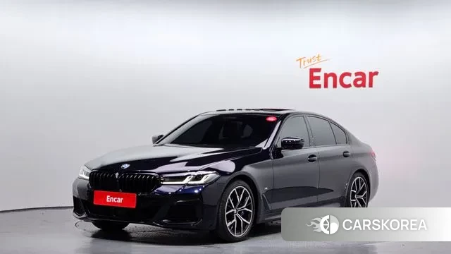 BMW 5 Series (G30) 2023 Синий из Кореи