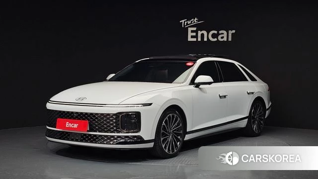 Hyundai Grandeur Hybrid (GN7) 2024 Белый из Кореи