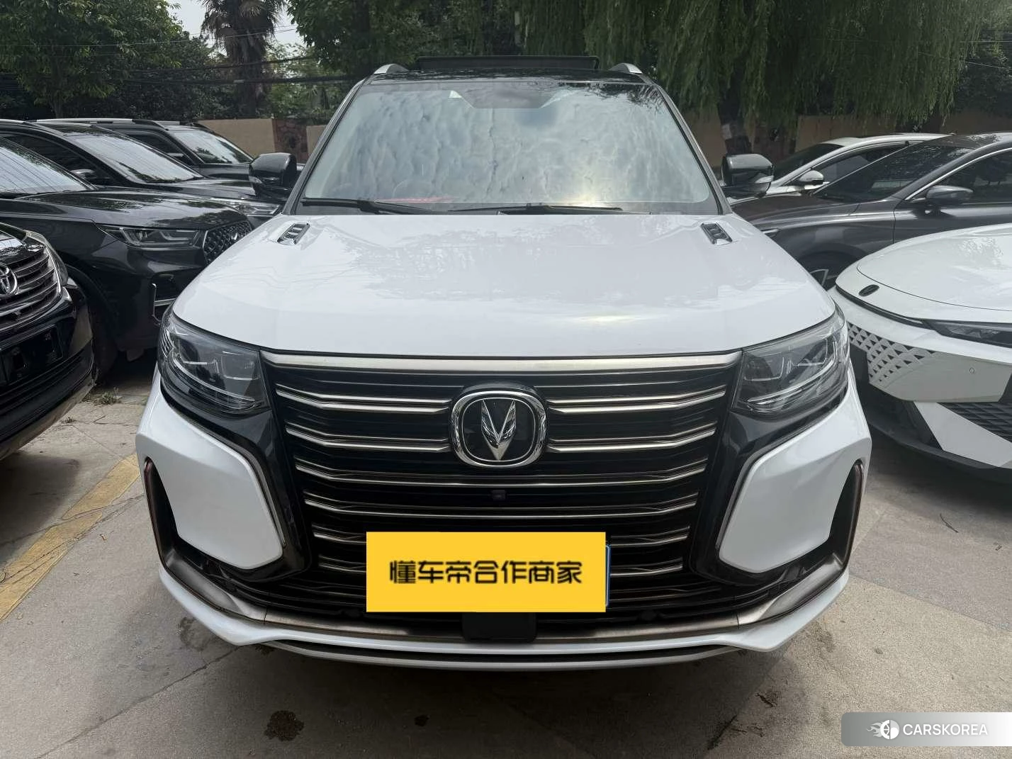 Chang'an CS95 2021 Белый из Китая