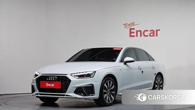 Audi A4 (B9) 2023 Белый из Кореи