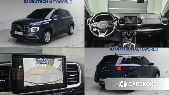 Hyundai Venue 2022 Синий из Кореи